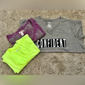 V-Neck Women's Workout Shirts